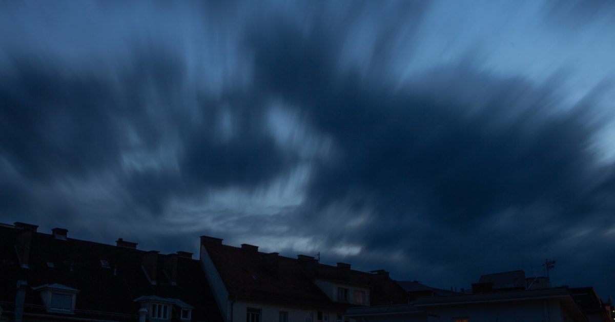 Nightfall. Graz, 2020